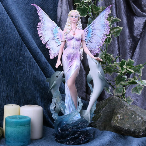Delphinia Fairy and Dolphin Figurine