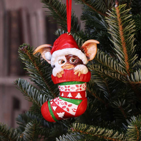 Gremlins Gizmo in Stocking Christmas Tree Decoration