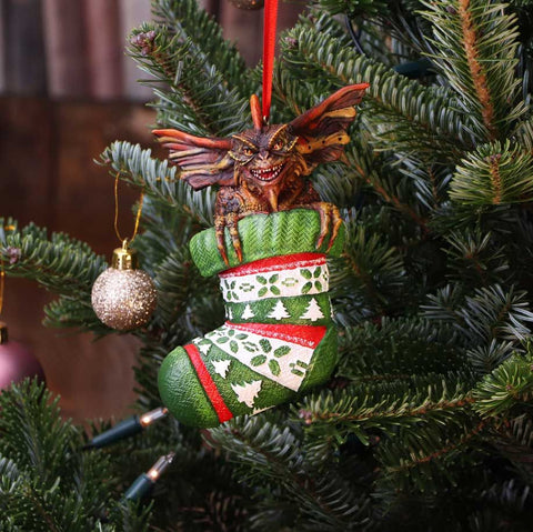 Gremlins Mohawk in Stocking Christmas Tree Decoration