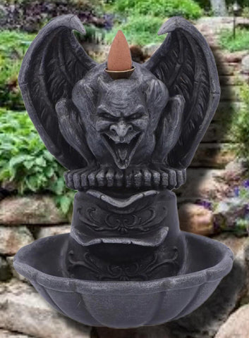 Grotesque Smoke Gargoyle Backflow Incense Burner