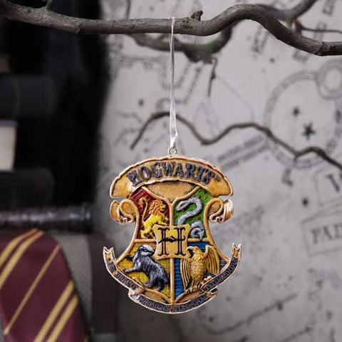 Harry Potter Hogwarts Crest Christmas Ornament