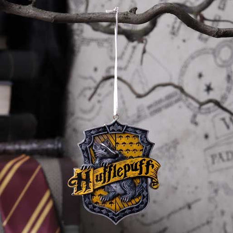 Harry Potter Hufflepuff Crest Christmas Ornament