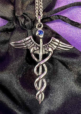 Jewels of Atum Ra Caduceus Pendant