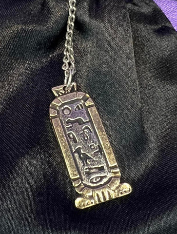 Jewels of Atum Ra Cleopatra Love Cartouche Pendant