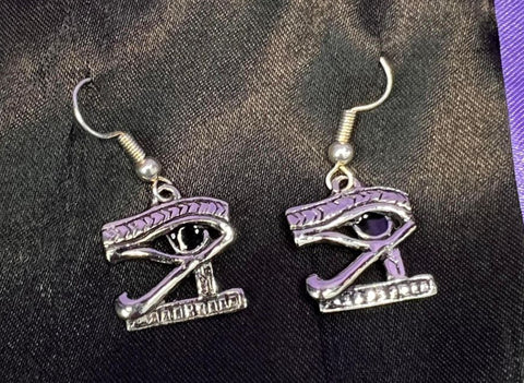 Jewels of Atum Ra Eye of Horus Earrings