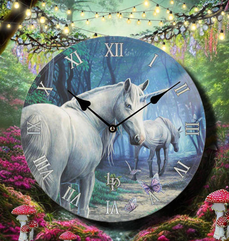 Lisa Parker The Journey Home Unicorn Clock