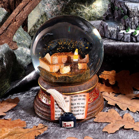 Lisa Parker Witching Hour Cat Snowglobe