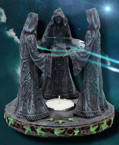 Magik Circle Triple Moon Oil Burner