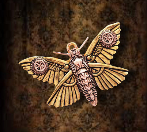 Anne Stokes Magradores Moth Pendant Steampunk Engineerium