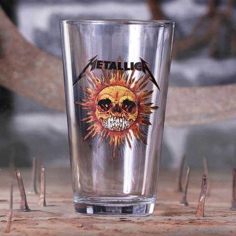 Metallica Glassware Sun
