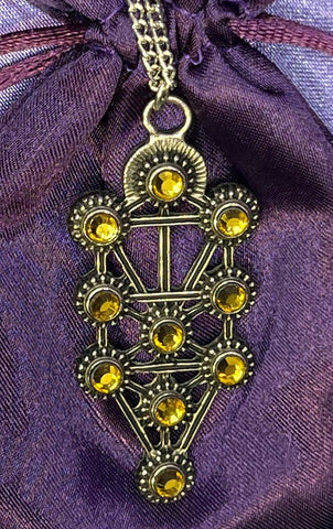 Mystic Kabbalah Tree of Life Necklace