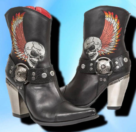 New Rock Ladies Cowboy Boots