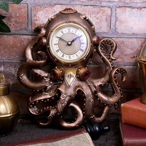 Octoclock Steampunk Octopus Clock