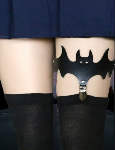 Gothic Bat Leg Garter