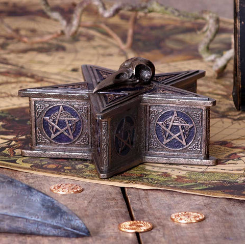 Nemesis Now Pentagram Raven Box