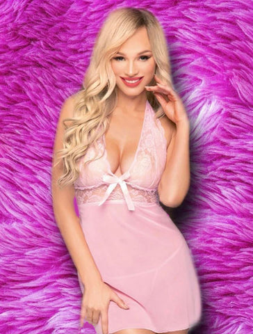 Penthouse Sweet and Spicy Chemise Pink