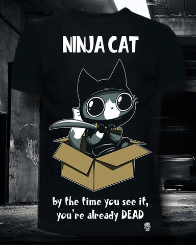 Poizen Ninja Cat T-Shirt