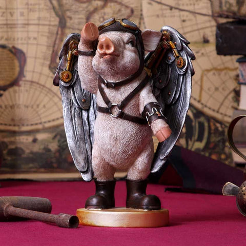 Porky Pilot Steampunk Pig