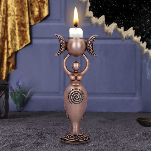 Spiral Goddess Candle Holder