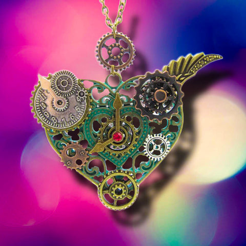 Steampunk Heart Necklace