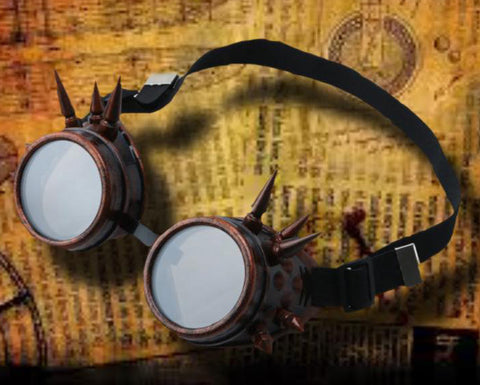 Steampunk Spike Goggles Copper