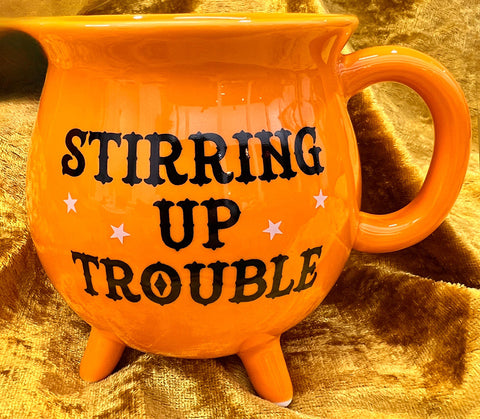 Stirring Up Trouble Cauldron Mug