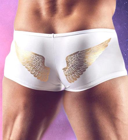 Svenjoyment White Angel Wing Pants