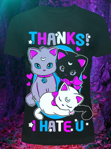 Thanks I Hate U Cat TShirt