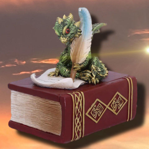 The Scribe Dragon Trinket Box