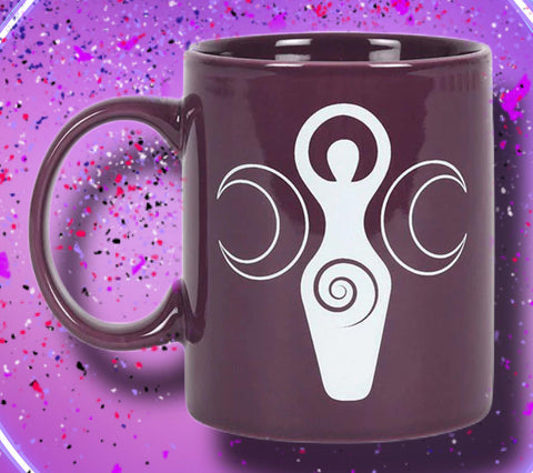 The Triple Goddess Mug Purple