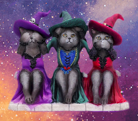 Three Wise Witchy Kittys