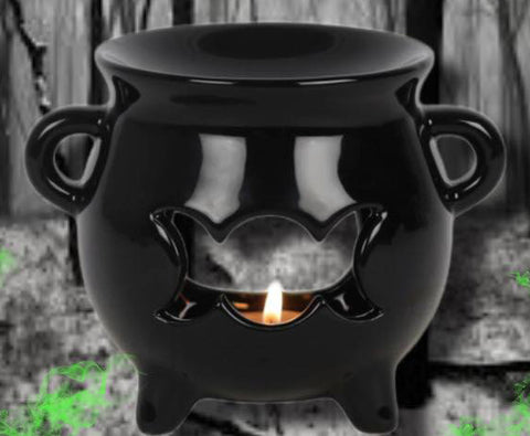 Triple Moon Cauldron Oil Burner