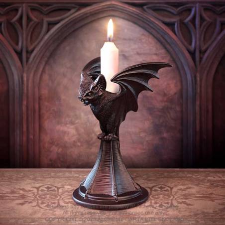 Alchemy Vespertilio Bat Candlesticks Pair