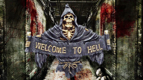 Welcome To Hell Sign