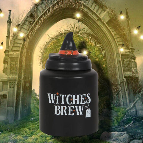 Witches Brew Ceramic Tea Canister