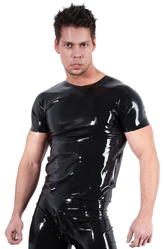 LATE-X Mens Latex Shirt | Angel Clothing