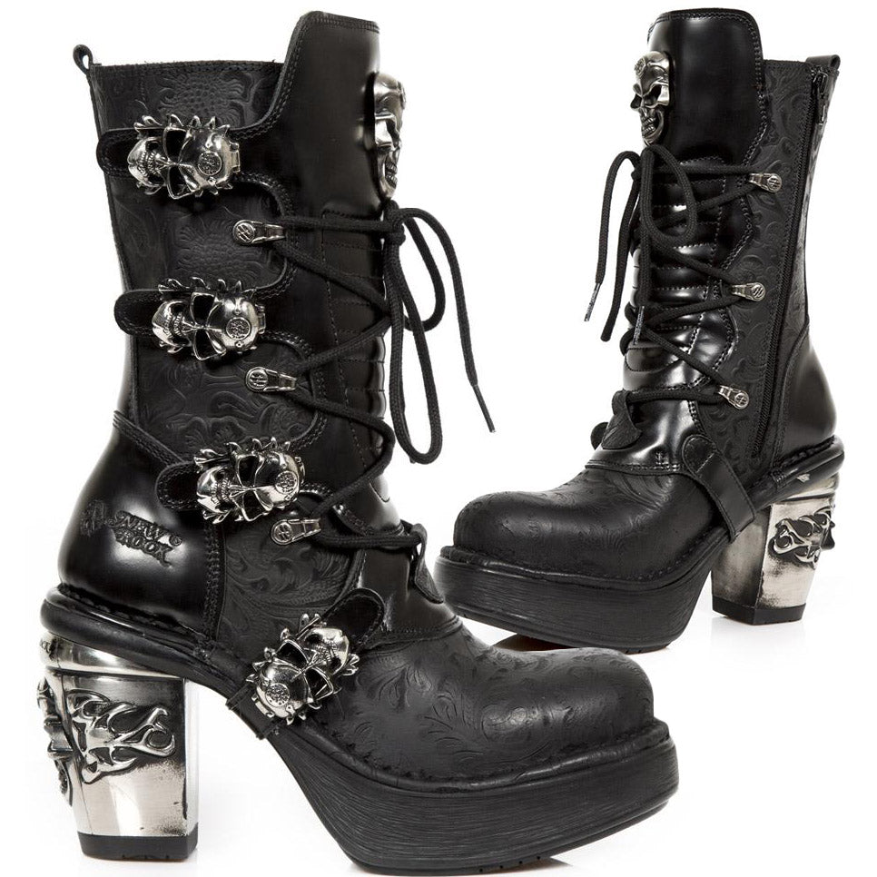 cheap skull boots