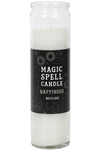 White Sage Happiness Spell Candle | Angel Clothing
