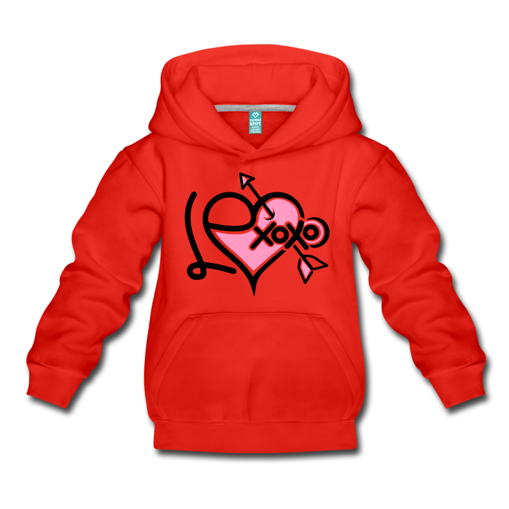 LEXoxo Cupid's Heart Logo Hoodie (Youth) - FGTeeV Official Store