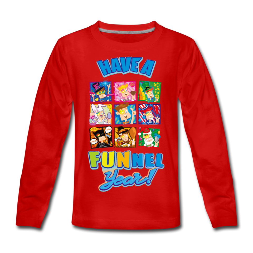 Have A Funnel Year Long Sleeve T Shirt Fgteev Official Store - po roblox fgteev family long sleeve bulletin board