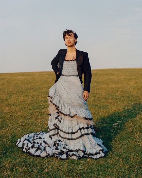 Harry Style wears a dress on the cover of Vogue | Dec 2020