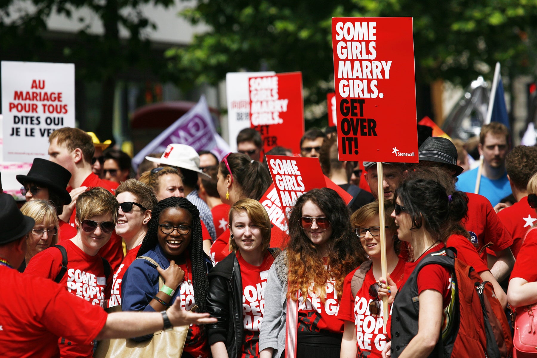 Group of Women at London Pride | Editorial credit: Bikeworldtravel / Shutterstock.com