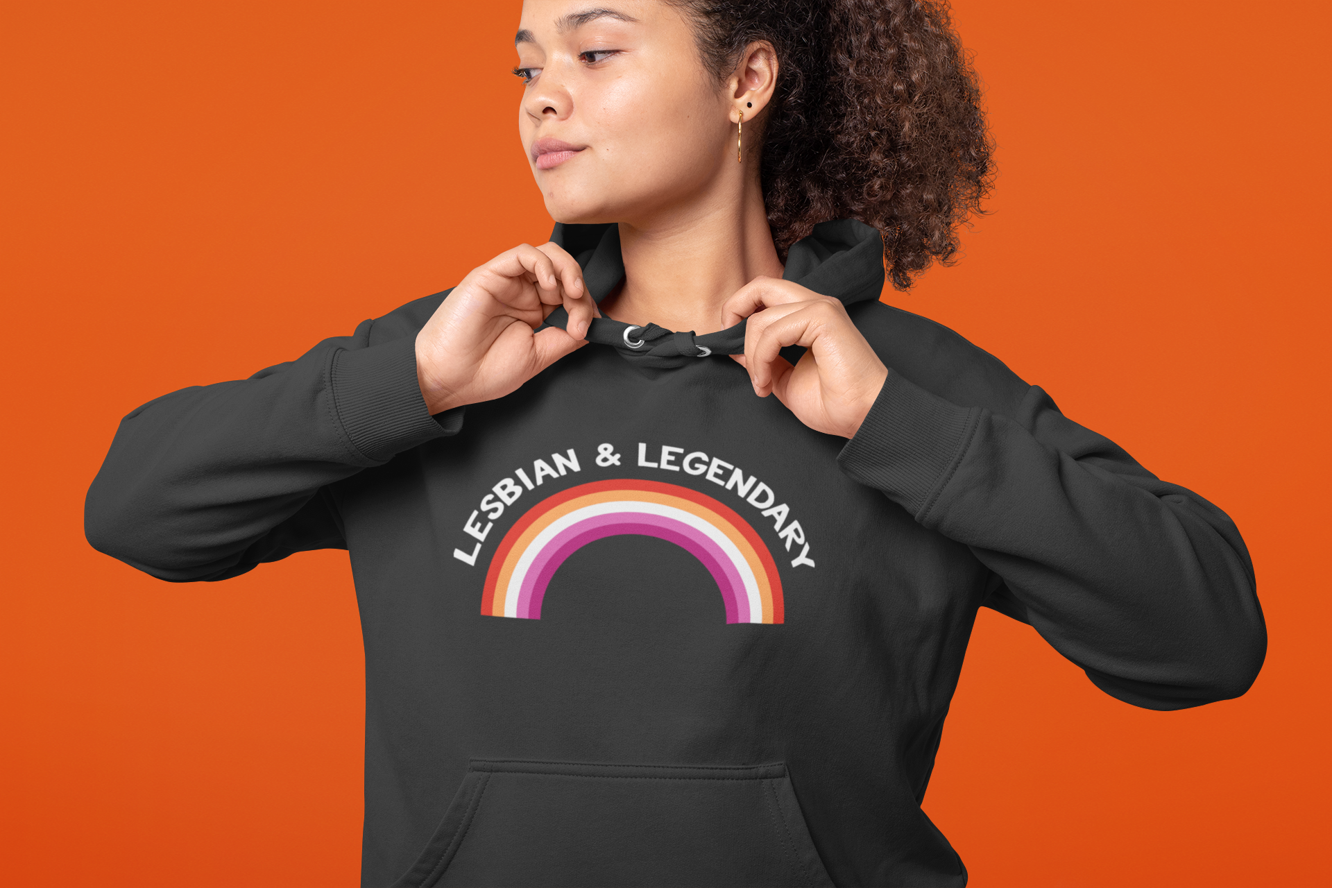 Lesbian & Legendary Hoodie | Rainbow & Co