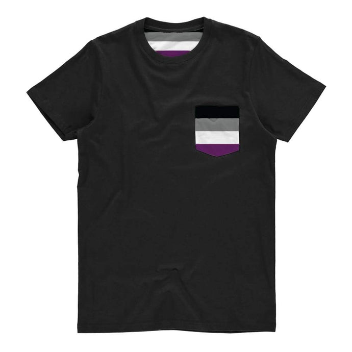 Asexual Pride T Shirt | Proud Asexual Flag Shirt | Rainbow & Co