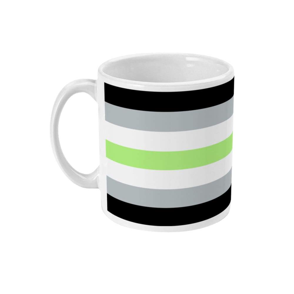 Rainbow Co Agender Pride Flag Coffee Mug