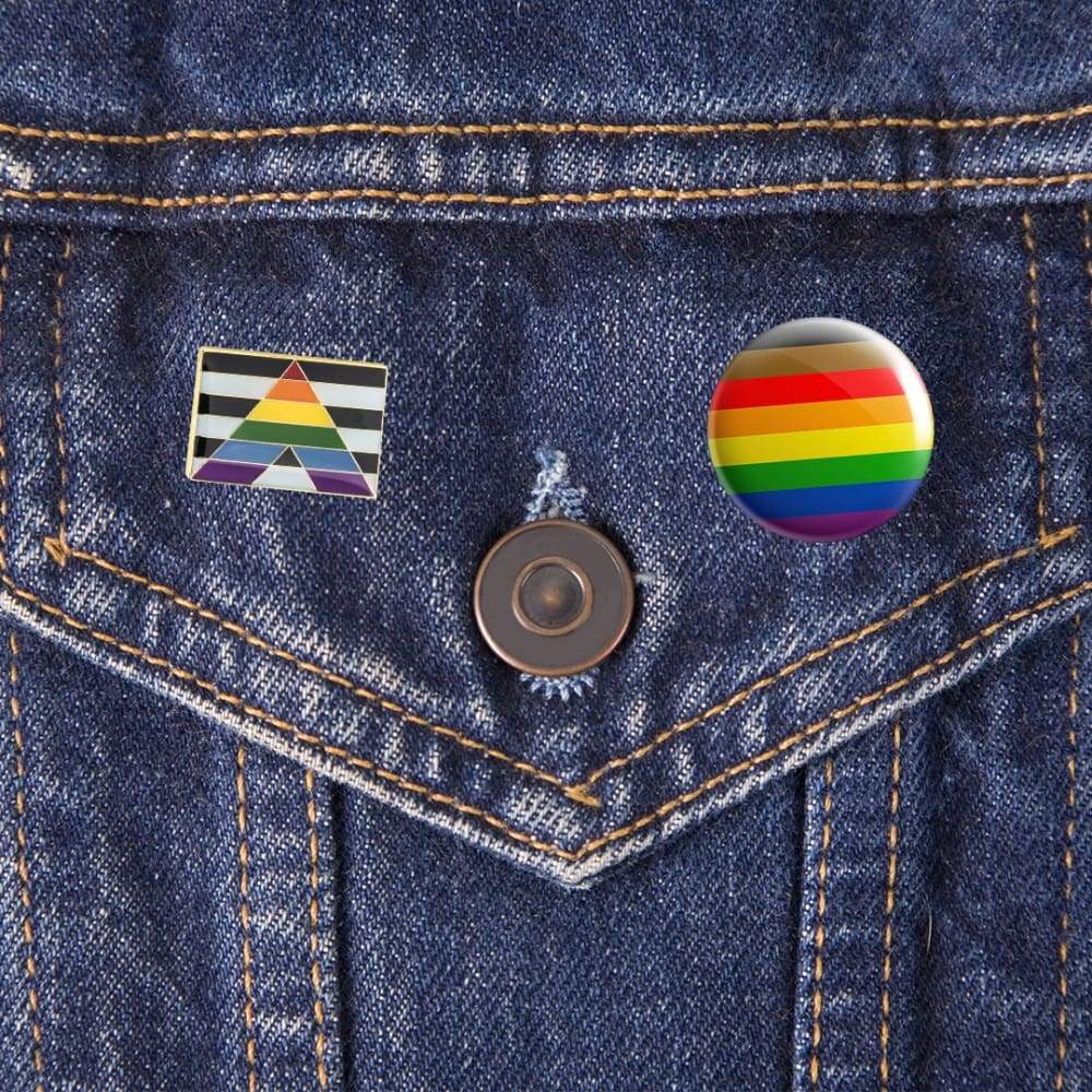 Lgbtq Ally Flag Pin Rainbow And Co Lgbtq Apparel And Accessories