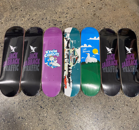 traffic skateboards decks