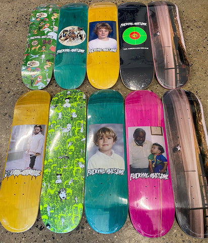 fucking awesome skateboard decks