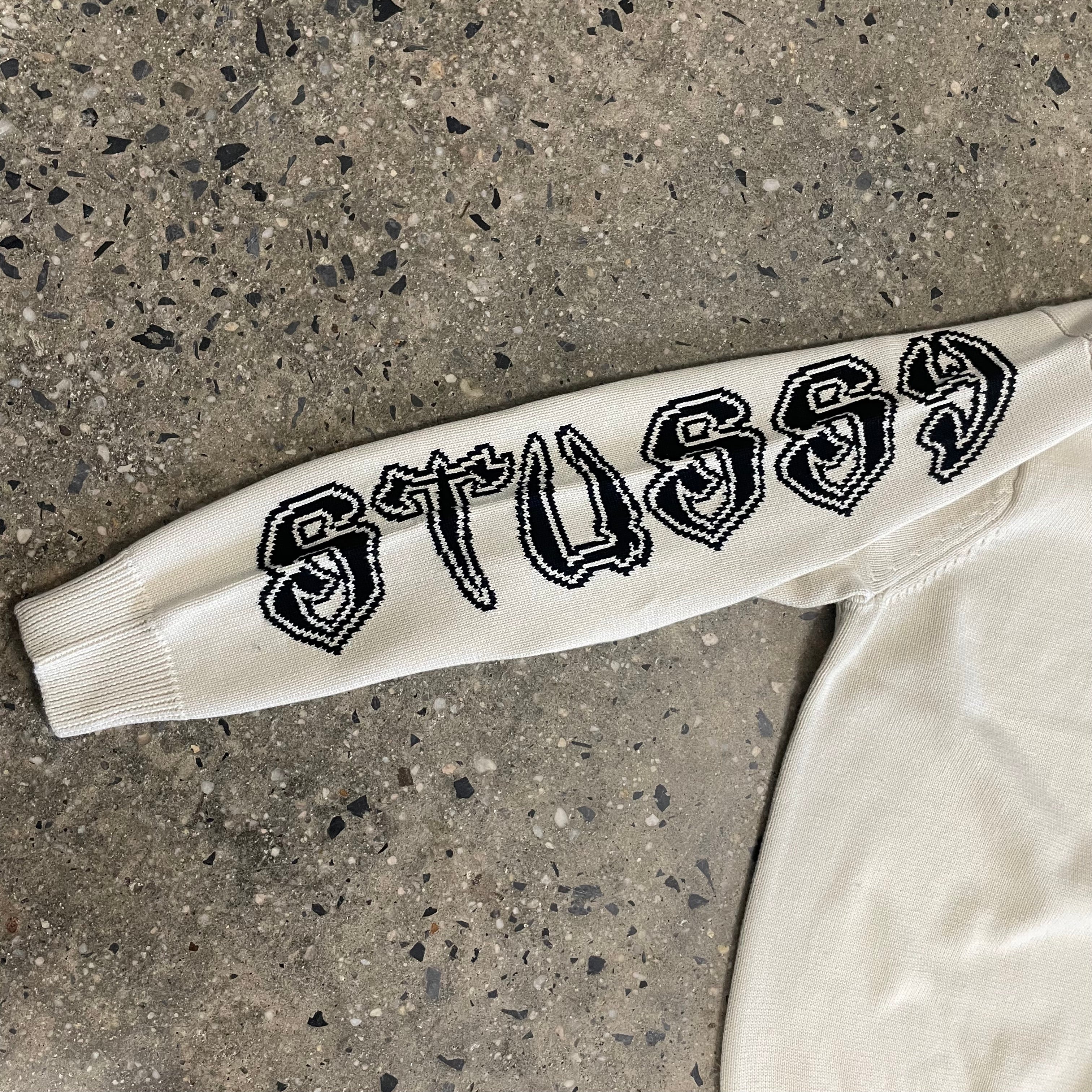 Stussy Sleeve Logo Sweater - Natural