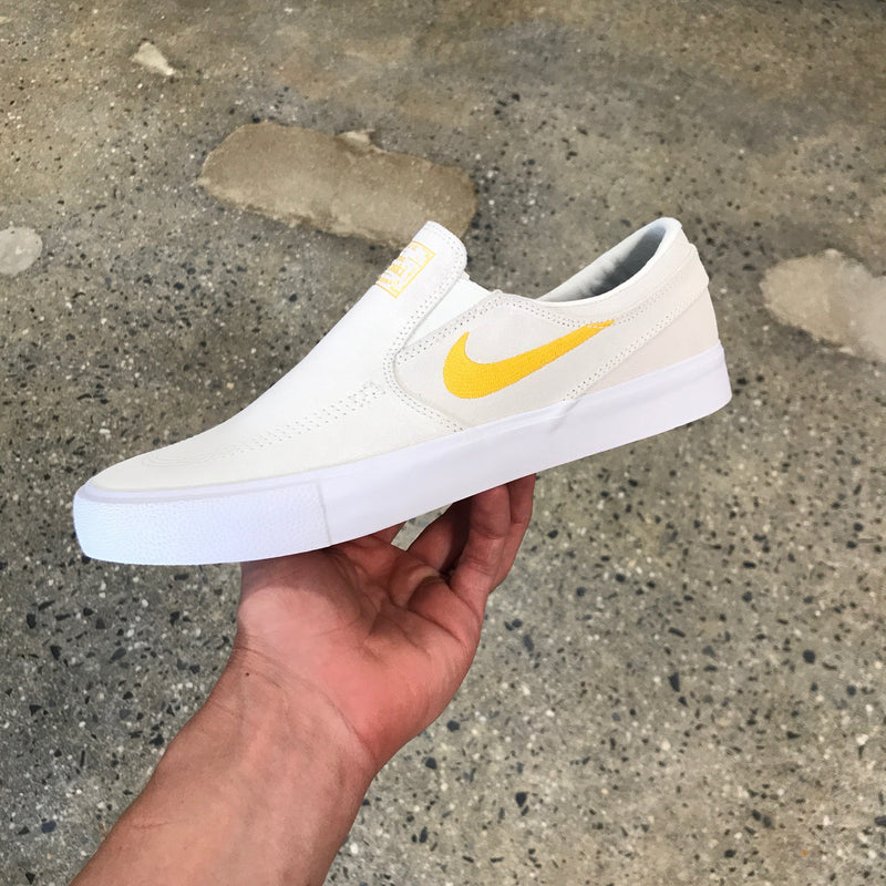 nike sb slip on white